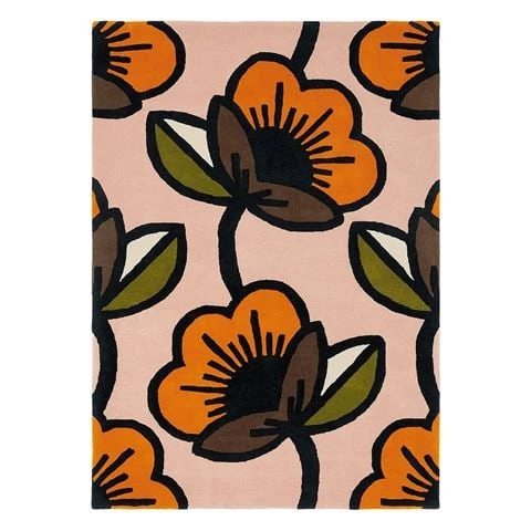 Orla Kiely - Passion Flower Rug Pink 280x200cm