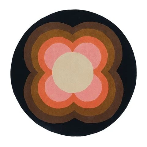 Orla Kiely - Sunflower Rug Pink 200x200cm