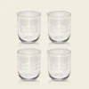 Formal Water Glass Set Of 4