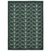 Orla Kiely - Linear Stem Rug Jade 350x250cm