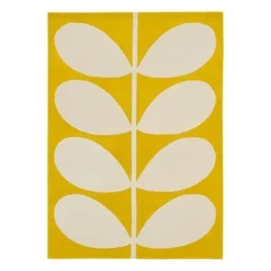 Orla Kiely - Giant Stem Rug Yellow 350x250cm
