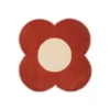 Orla Kiely - Flower Rug Tomato 200x200cm