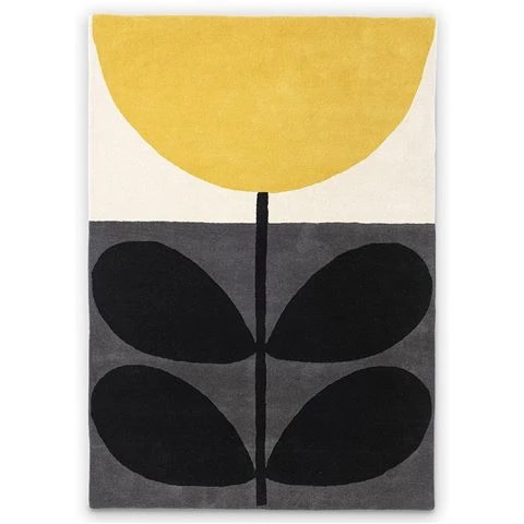 Orla Kiely - Flower Stem Rug Granite 230x160cm