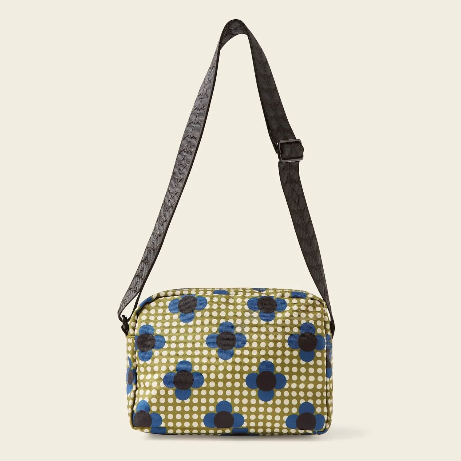 Angle Camera Bag - Flower Polka Dot Olive - Image 4