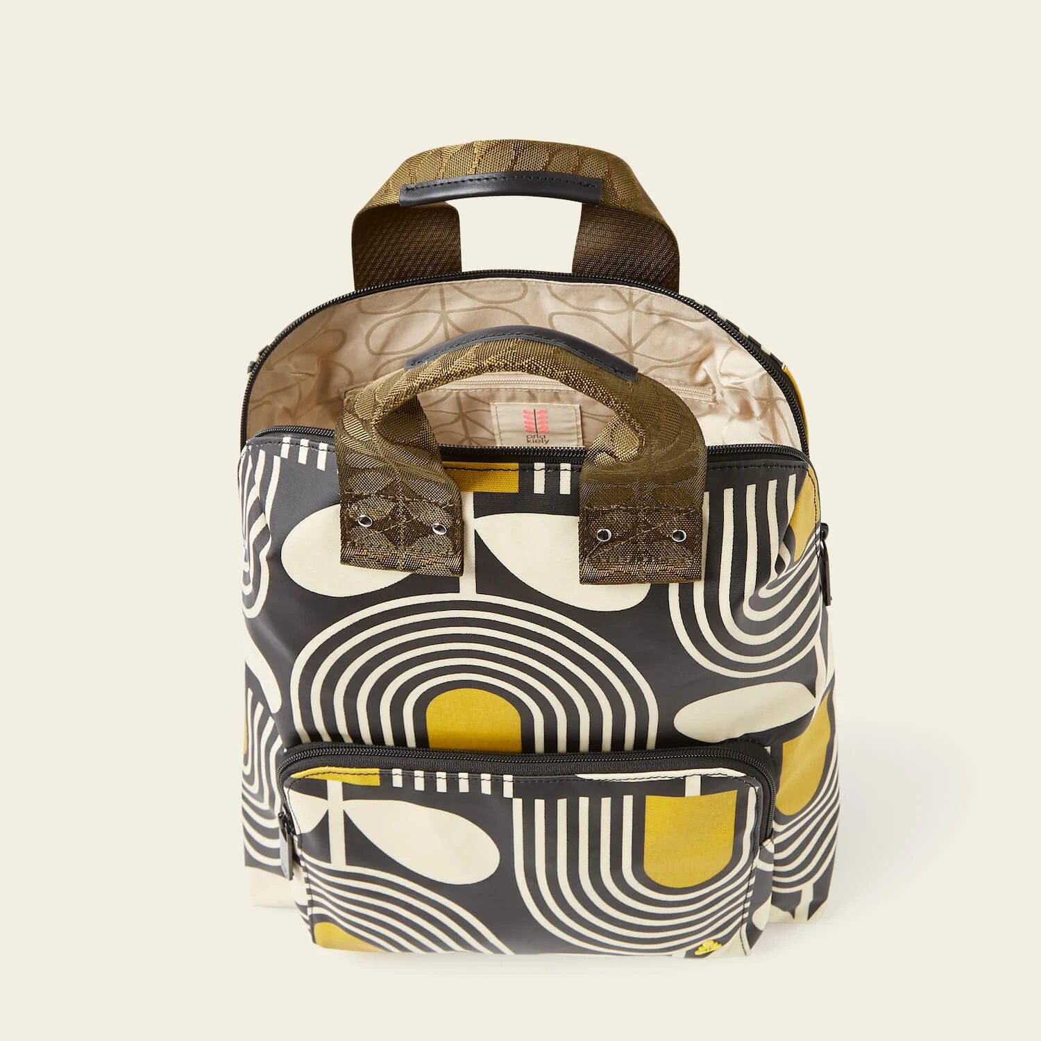 Bestie Backpack - Giant Striped Tulip Noir - Image 5