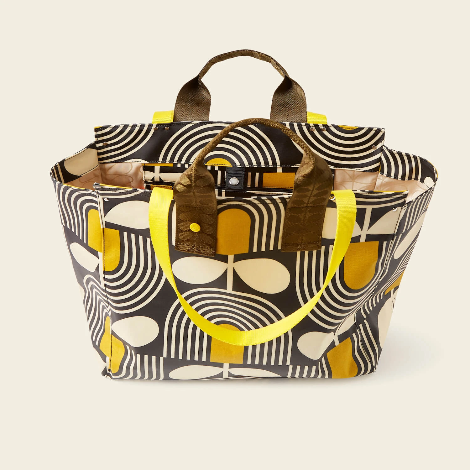 All In Tote - Giant Striped Tulip Noir - Image 5