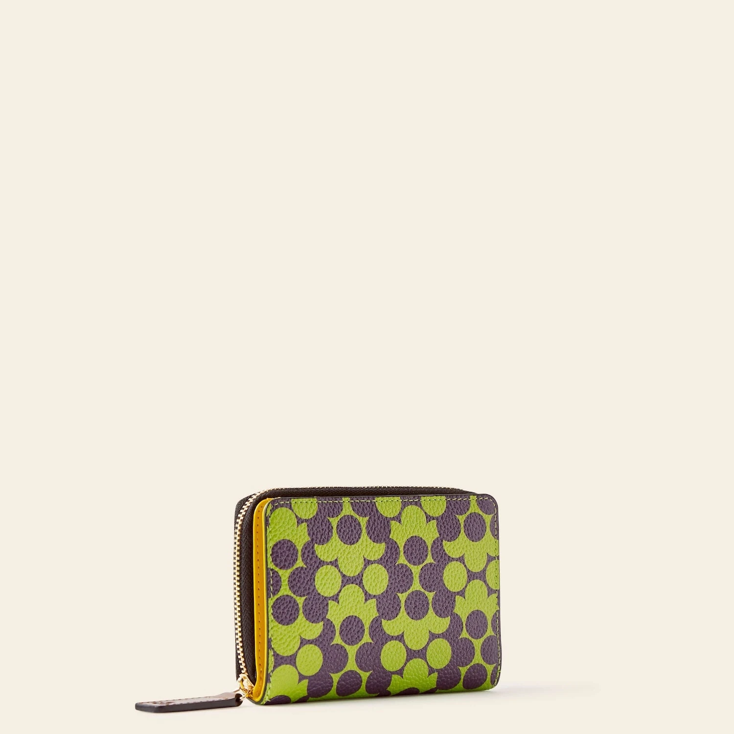 Celia Medium Wallet - Purple Puzzle Flower - Image 2