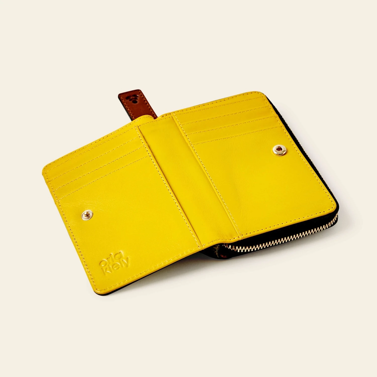 Celia Medium Wallet - Purple Puzzle Flower - Image 4