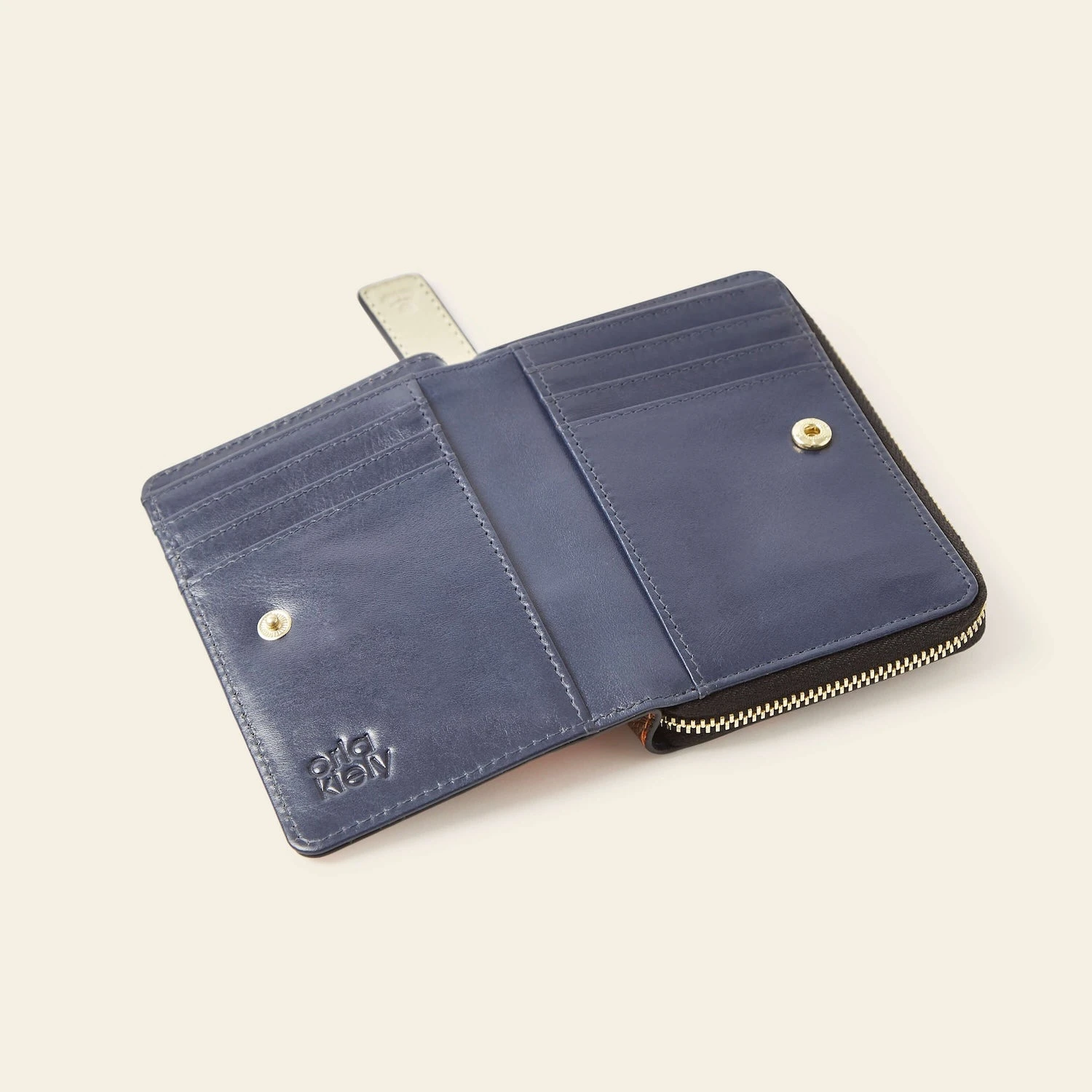 Celia Medium Wallet - Tomato Puzzle Flower - Image 4