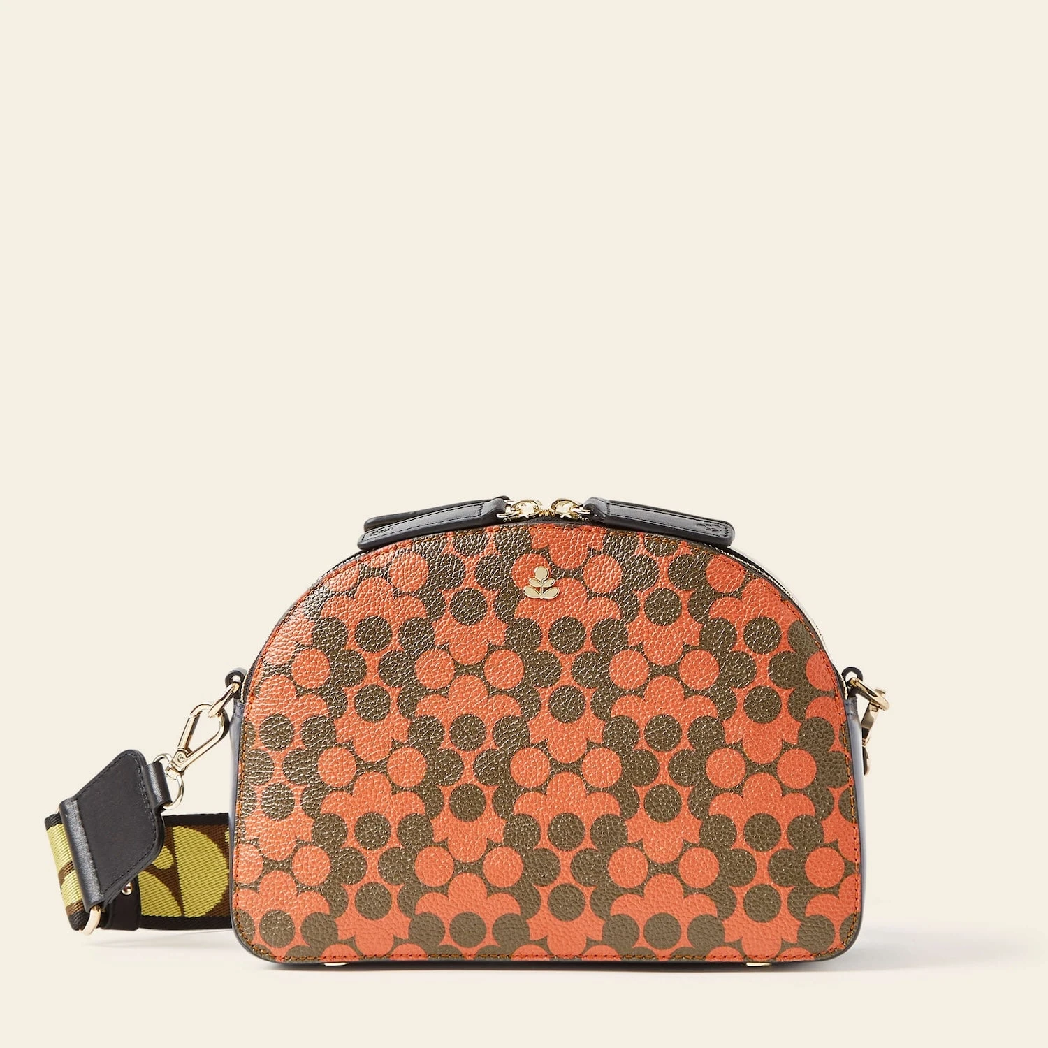 Luna Crossbody - Tomato Puzzle Flower - Image 2