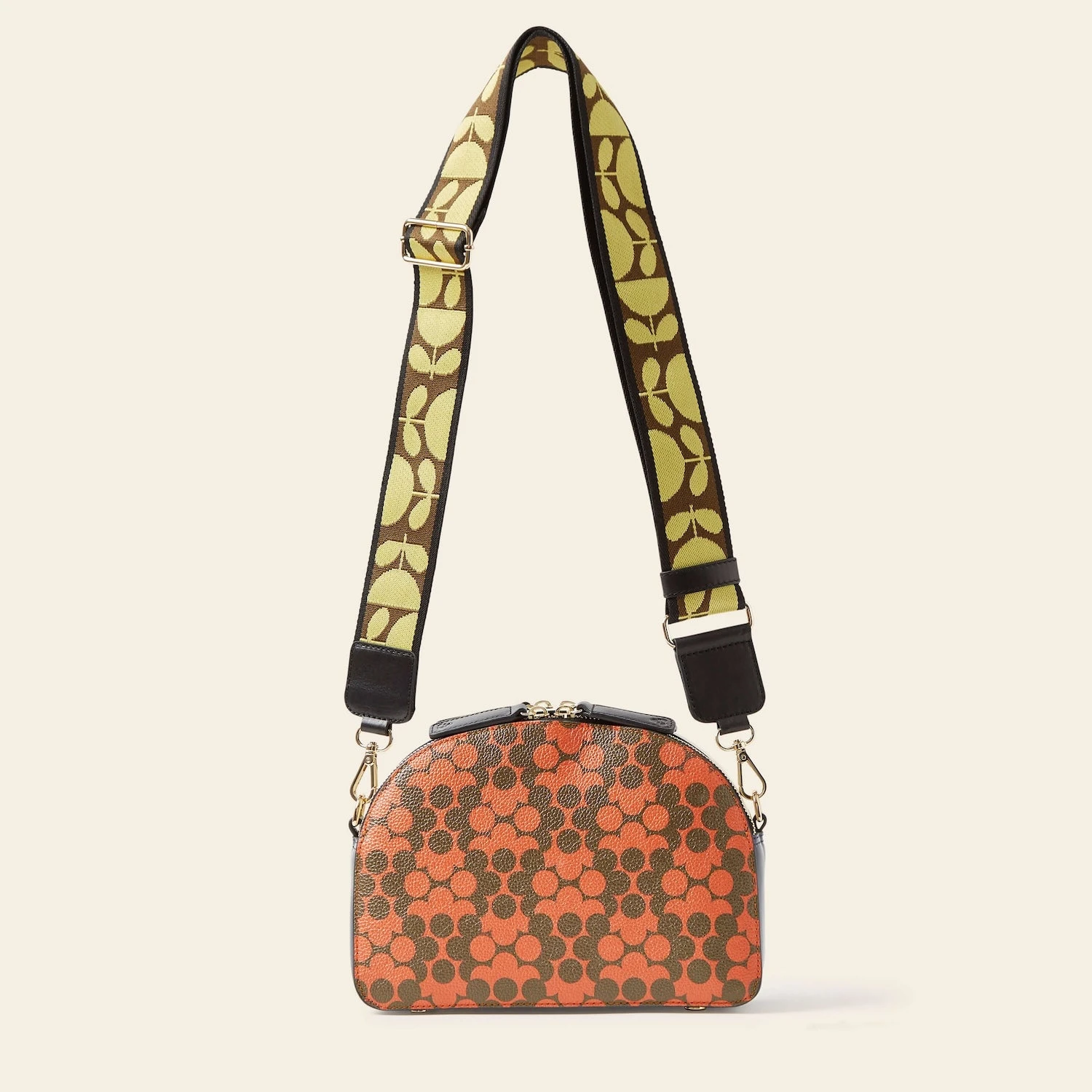 Luna Crossbody - Tomato Puzzle Flower - Image 4