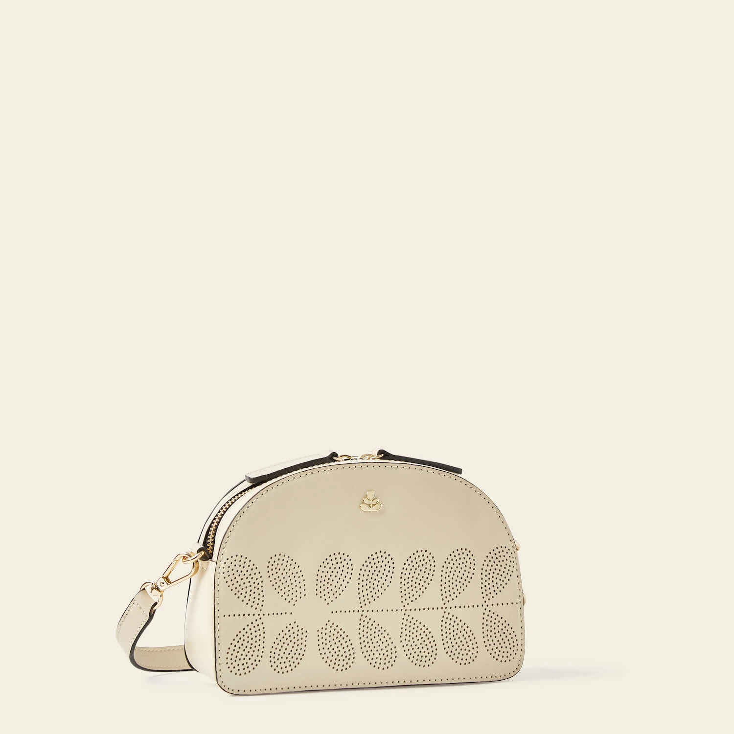 Babaluna Crossbody - Cream Punched Flower - Image 3