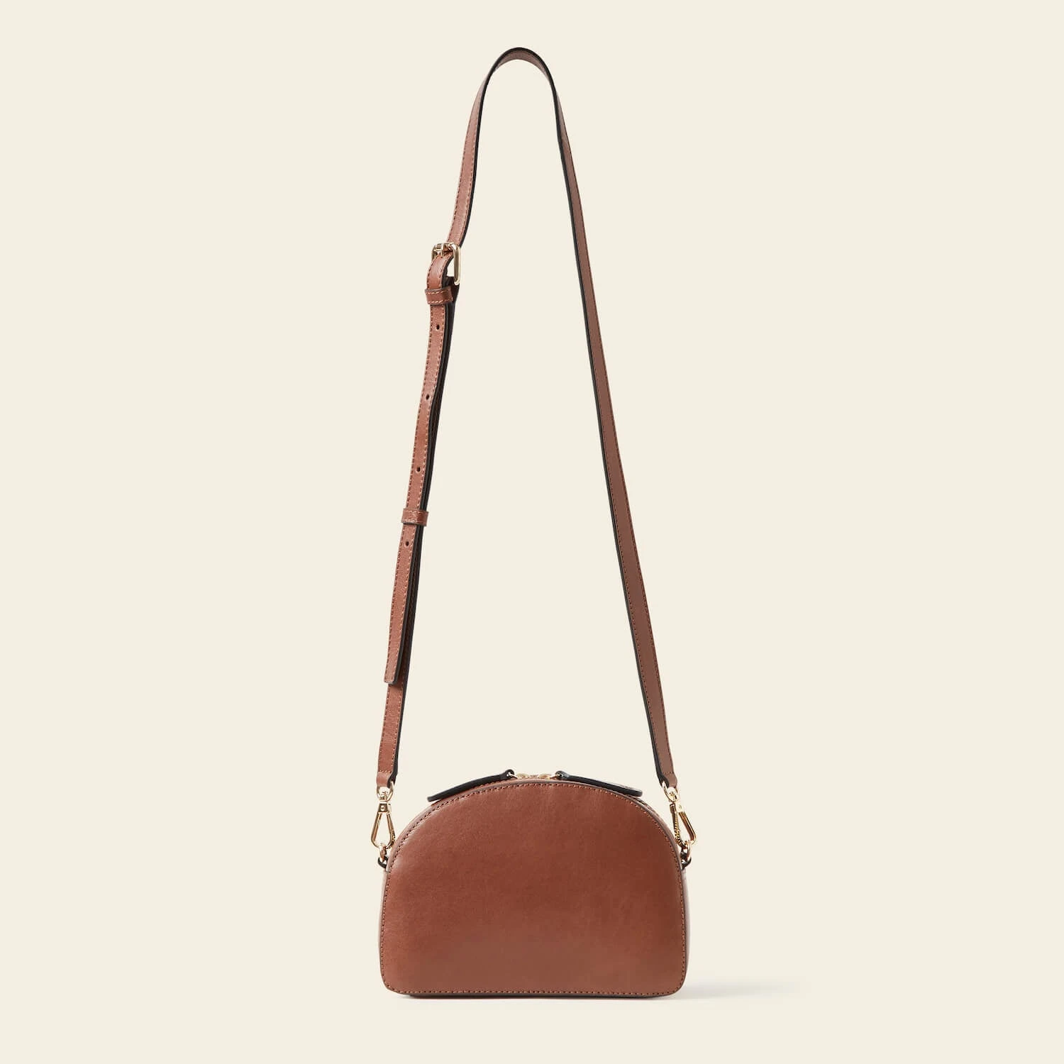 Babaluna Crossbody - Tan Punched Flower - Image 4