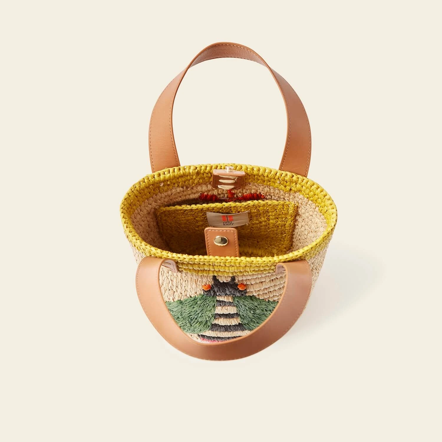 Sunday Mini Basket Bag - Bug Yellow - Image 5