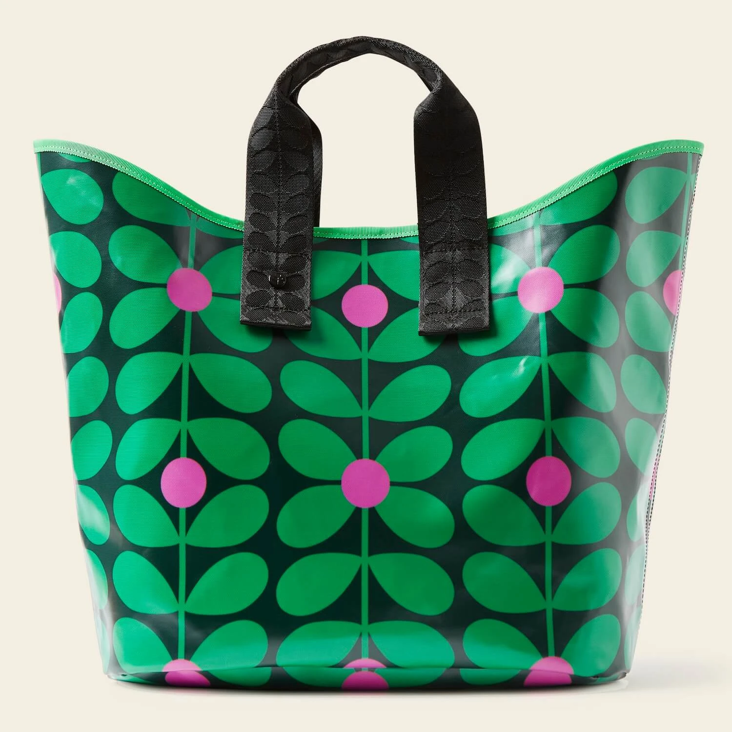 Carryall Large Tote - Sixties Stem Emerald - Image 2