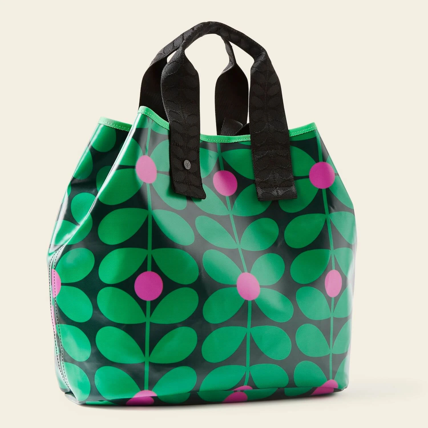 Carryall Large Tote - Sixties Stem Emerald - Image 3