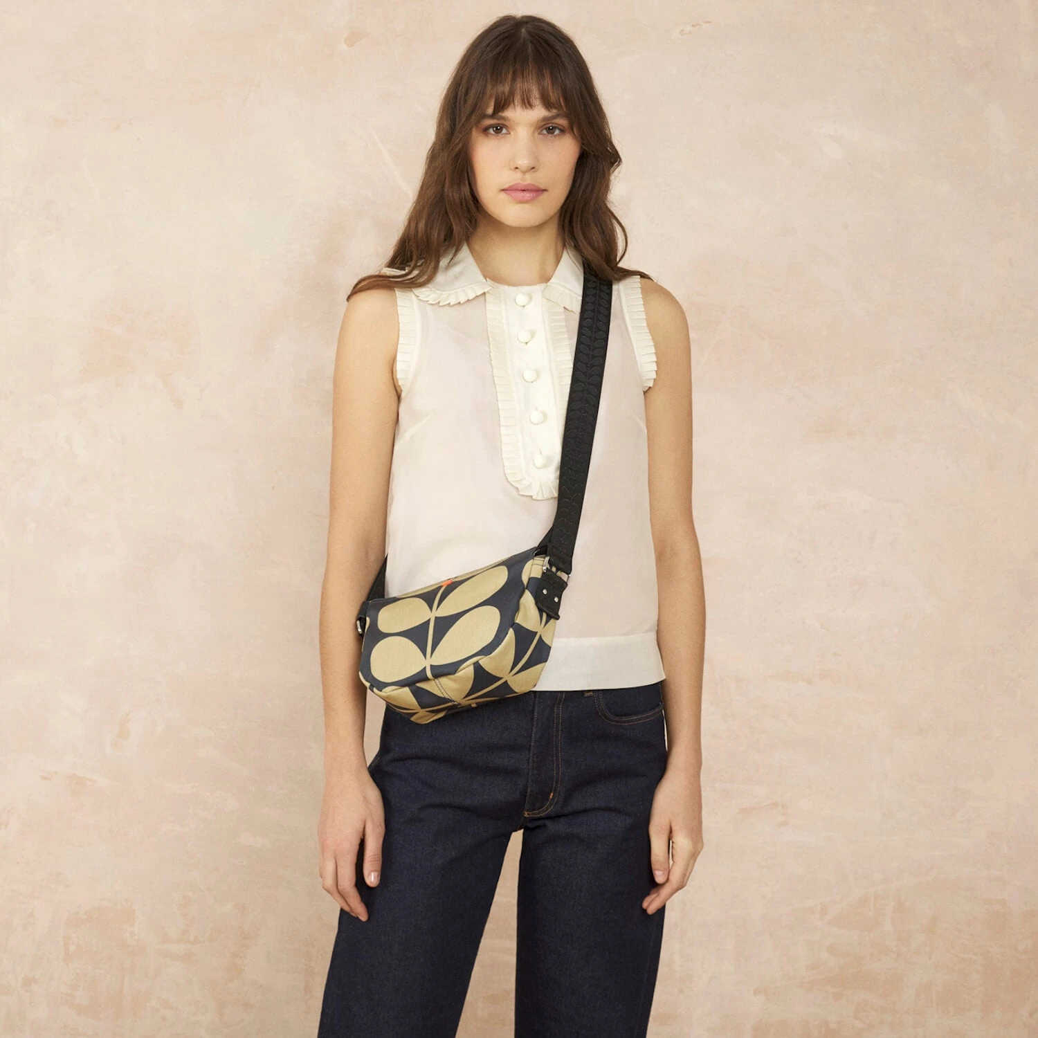 Mini Rounder Crossbody - Solid Stem Oatmeal - Image 2