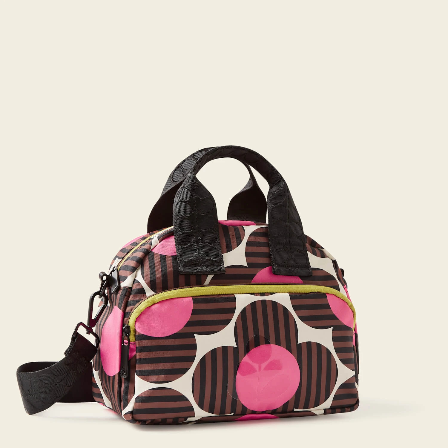 Radial Handbag - Striped Flower Azalea - Image 3