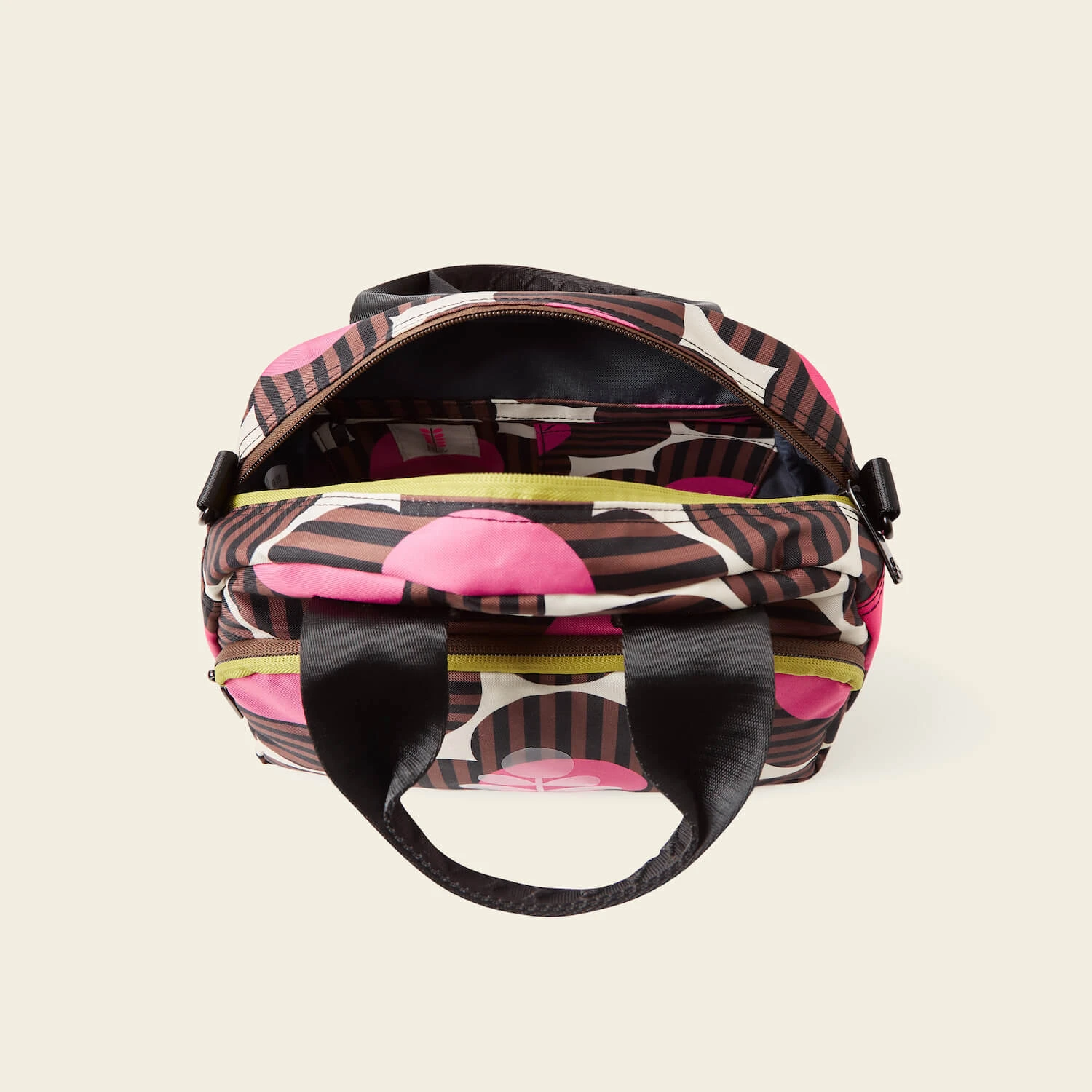 Radial Handbag - Striped Flower Azalea - Image 5