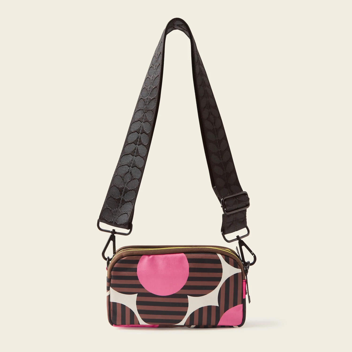 Tripod Crossbody - Striped Flower Azalea - Image 4