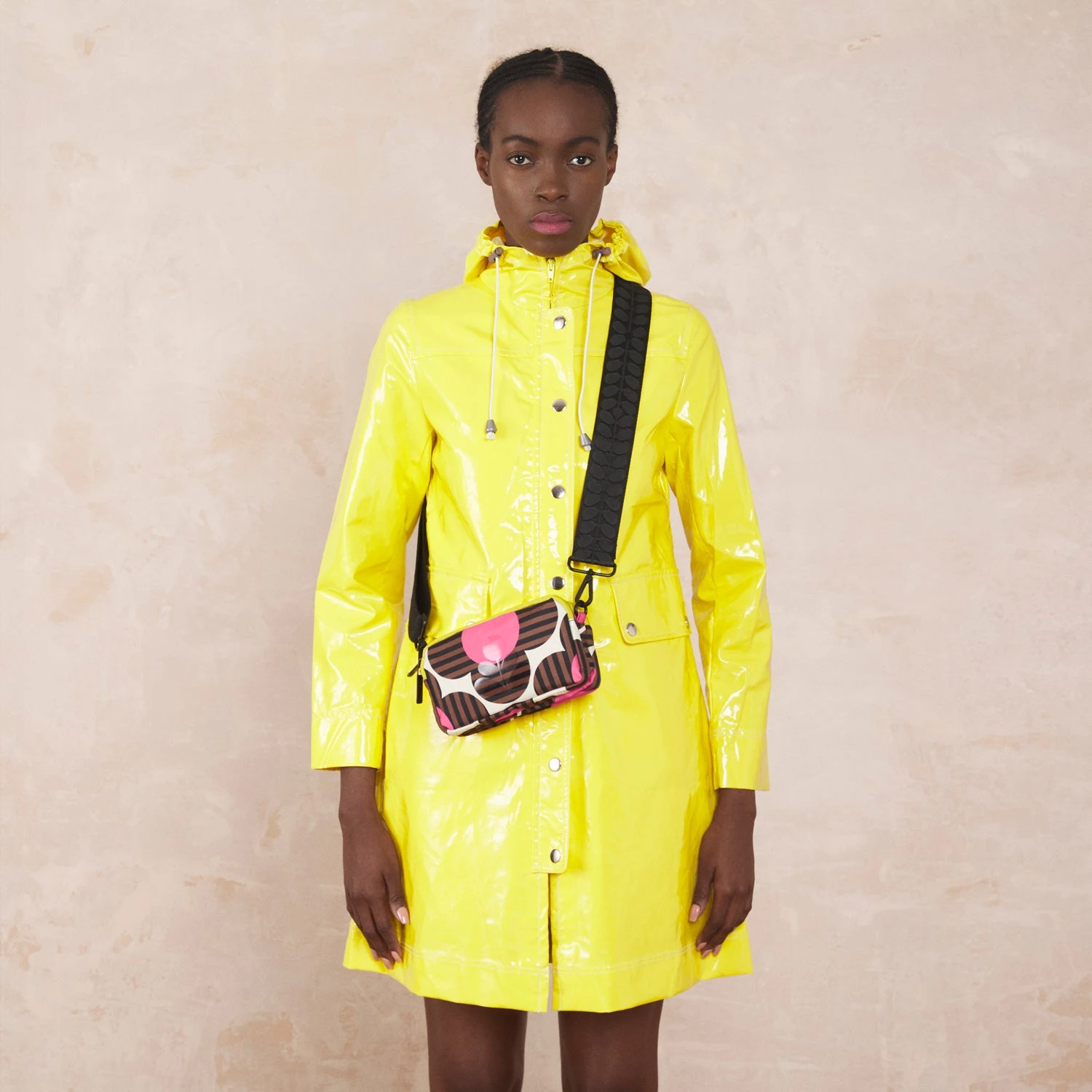 Tripod Crossbody - Striped Flower Azalea - Image 2