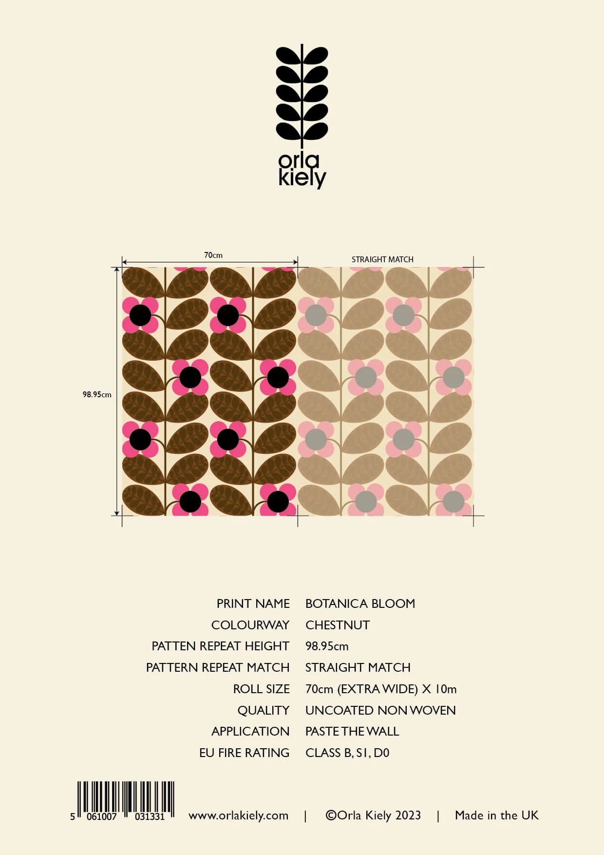 Botanica Bloom Wallpaper - Sample - Image 2