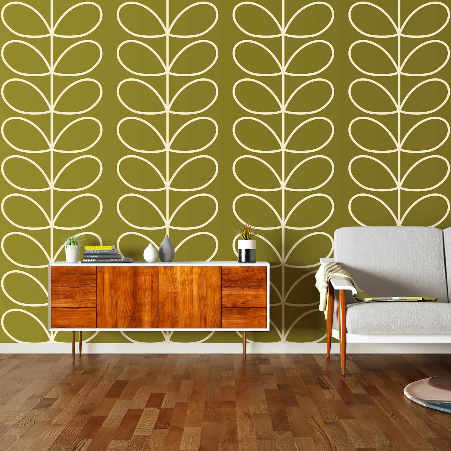 Giant Linear Stem Seagrass Wallpaper - 52cm X 10m