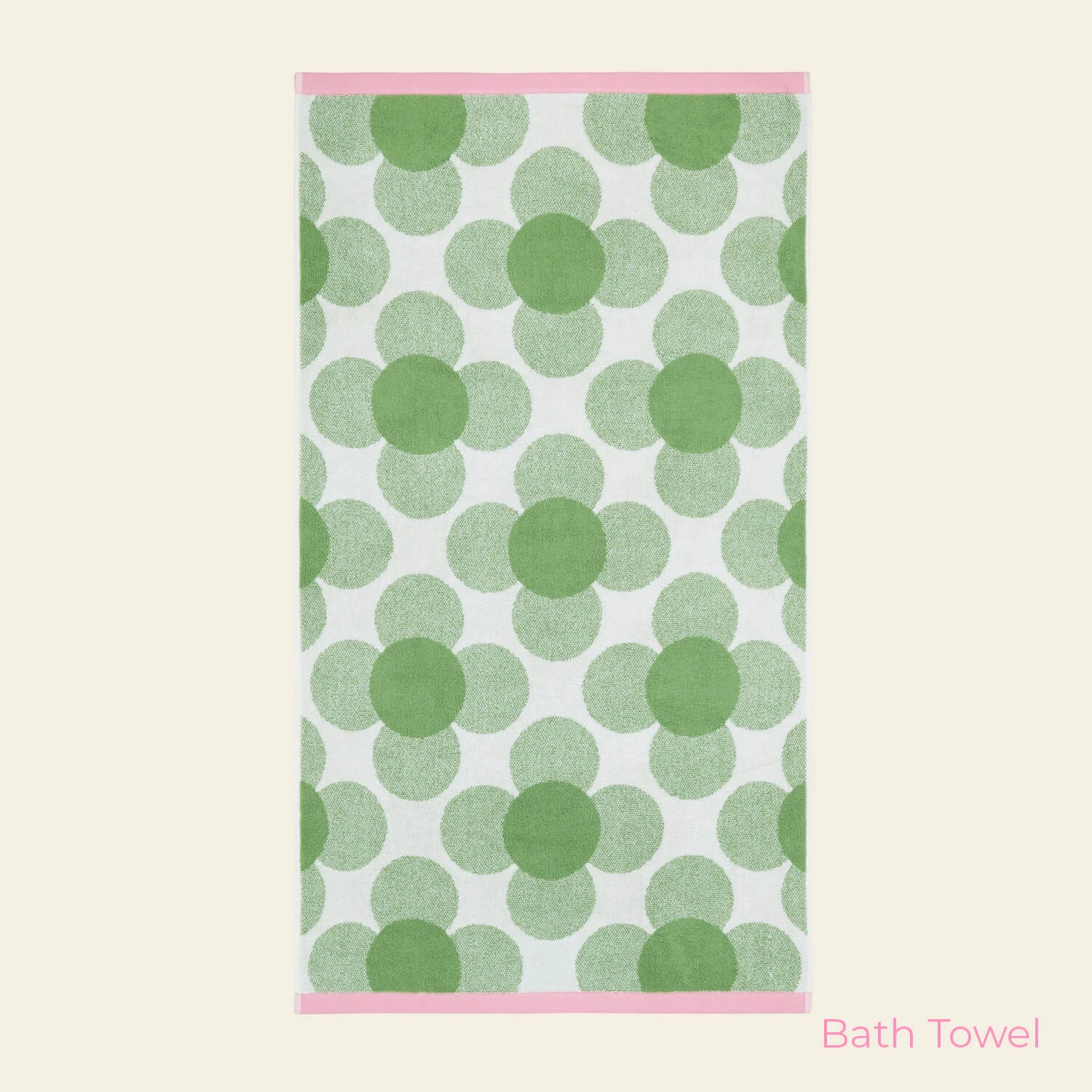Retro Flower Towels Clover - Image 4
