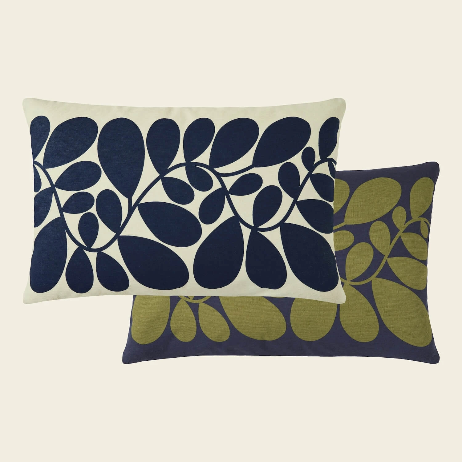 Sycamore Stripe Cushion Blue / Olive - Image 4