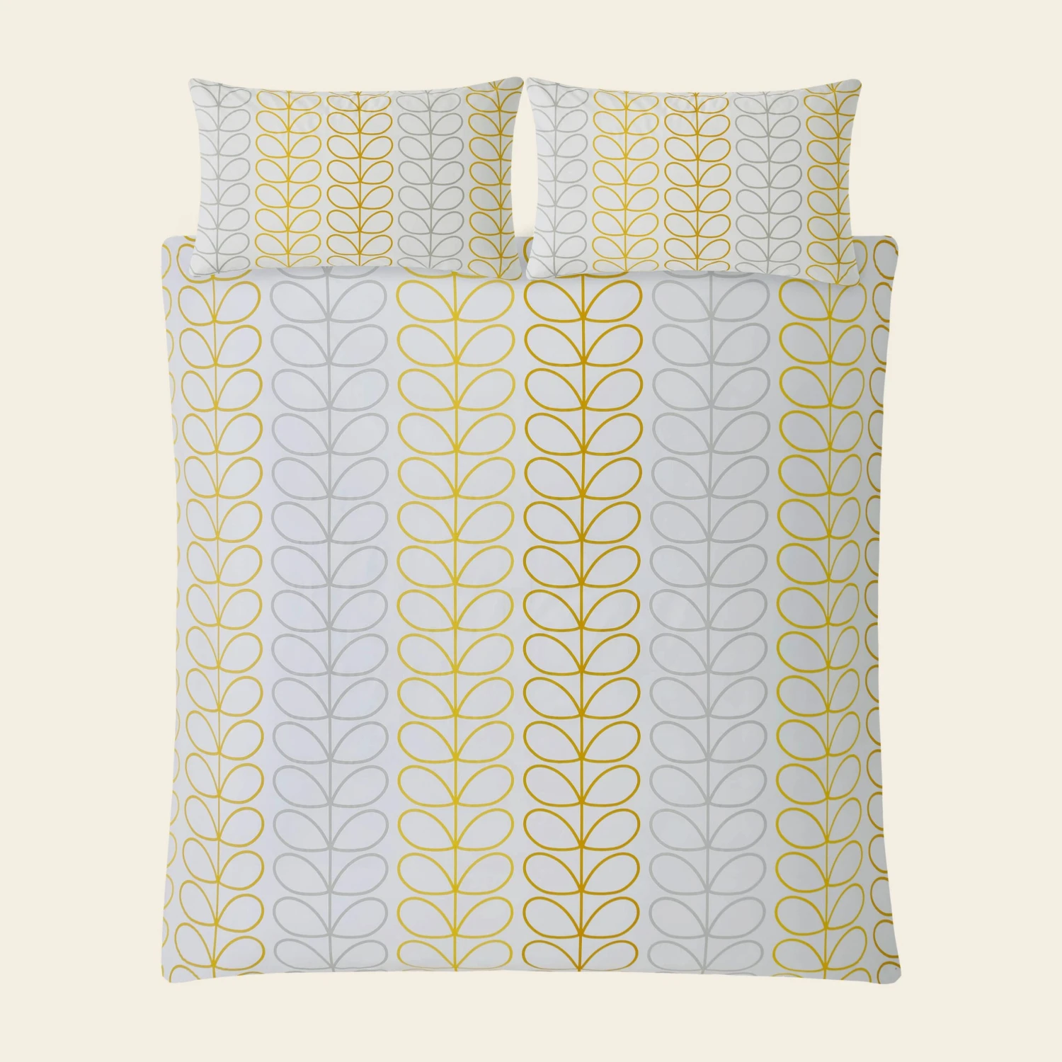 Trio Stem Bed Linen Ochre - Image 2