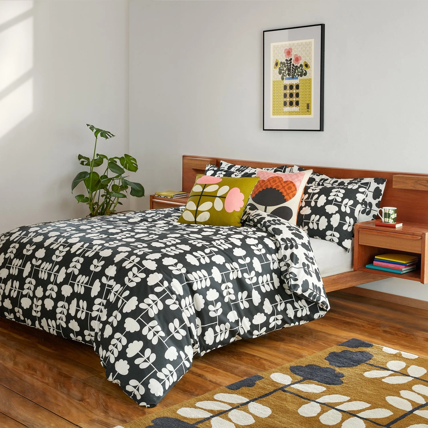 Cut Stem Bed Linen - Monochrome - Image 3