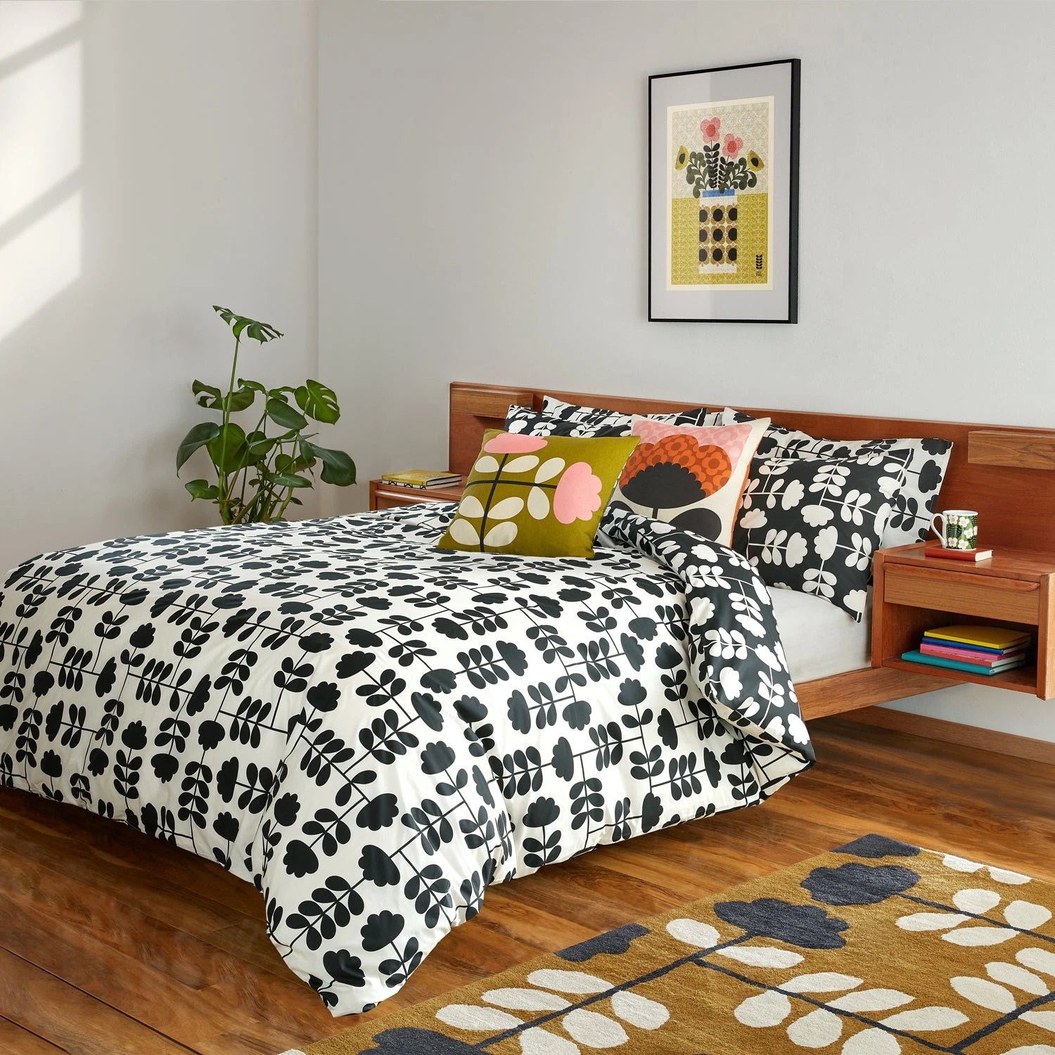 Cut Stem Bed Linen - Monochrome - Image 4