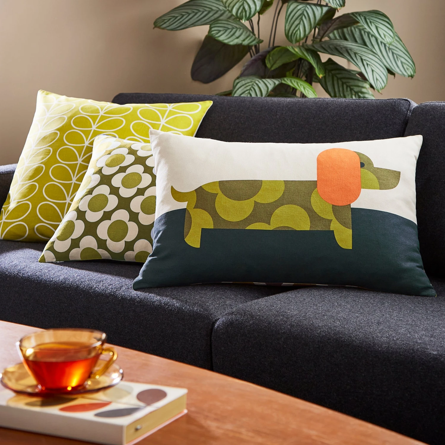 Dachshund Cushion - Yellow - Image 2