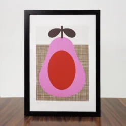 Screen Printed Artwork - Pear